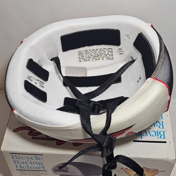 Ultra Bicycle Touring Helmet 1991 Vintage Nos Rare S/M Extra Pads and Manual - Picture 3 of 11